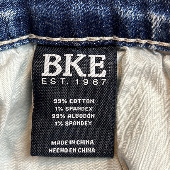 BKE Straight Stretch distressed Denim Jean SZ 32 NEW - Picture 10 of 12